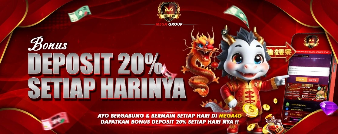 BONUS DEPOSIT SETIAP HARI 20%